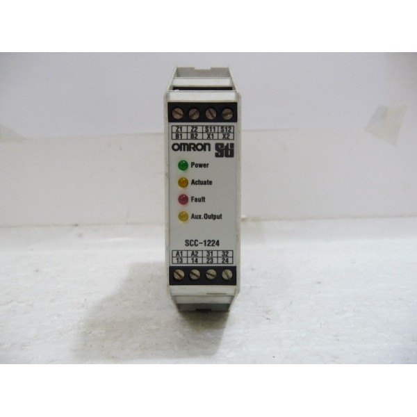 Safety Monitoring Relay, SCC-1224, Omron, Made in Germany  (14 Days Warrenty on Entire Stock)